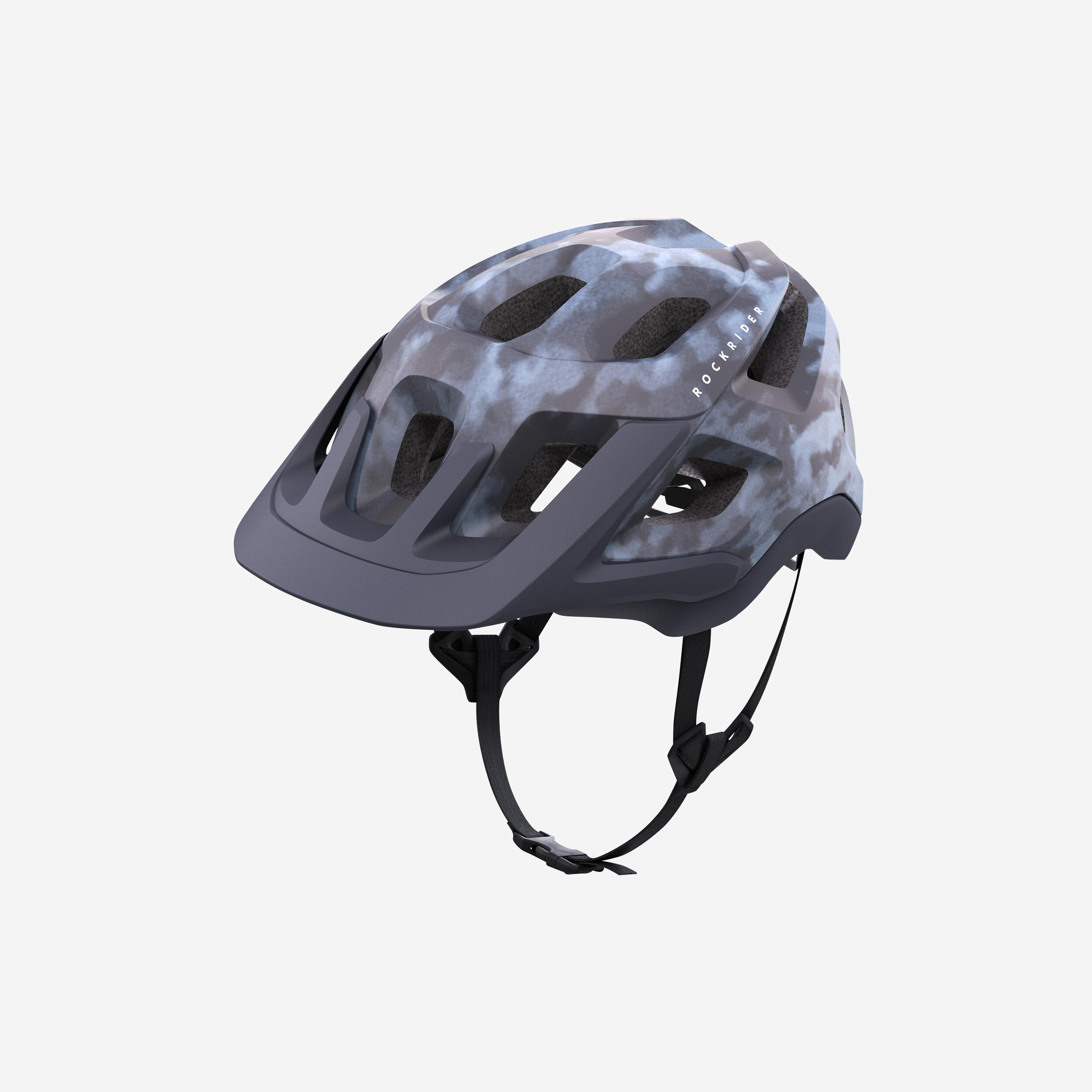 ROCKRIDER Mountain Bike Helmet EXPL 500 - Graphic Blue