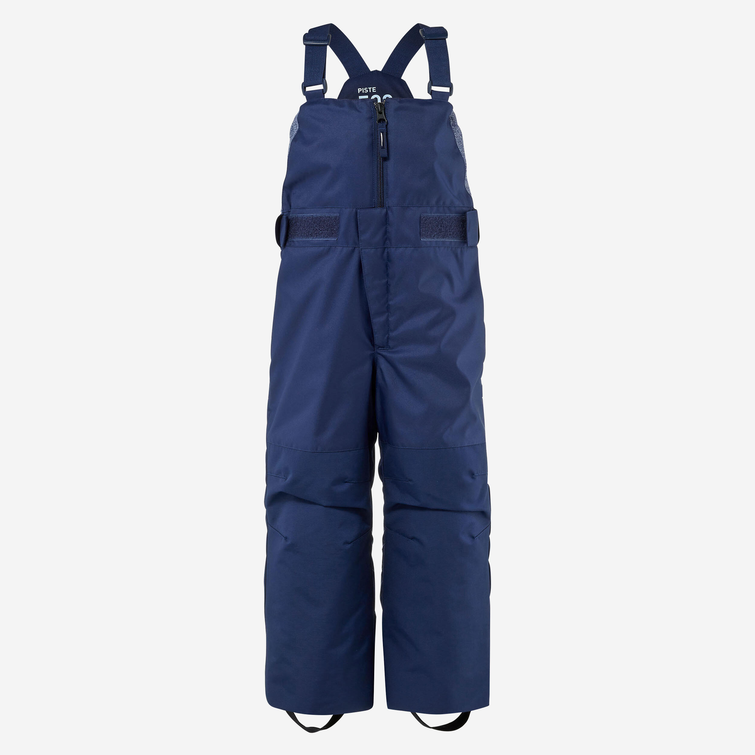 KIDS’ WARM AND WATERPROOF SKI SDUNGAREES - 500 PNF - NAVY BLUE  1/6