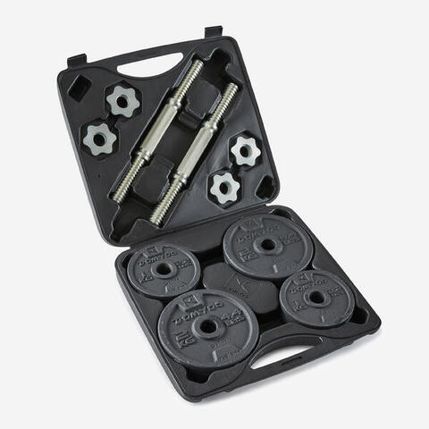 Image 400: 20 kg Weight Training Dumbbell Kit