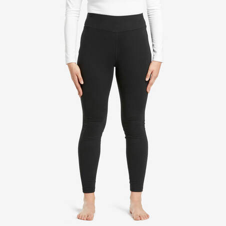 Women's Ski Base Layer Bottom - BL 500 - Black