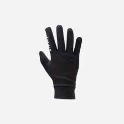 Παιδικά ποδοσφαιρικά γάντια Keepdry 500 - Μαύρο