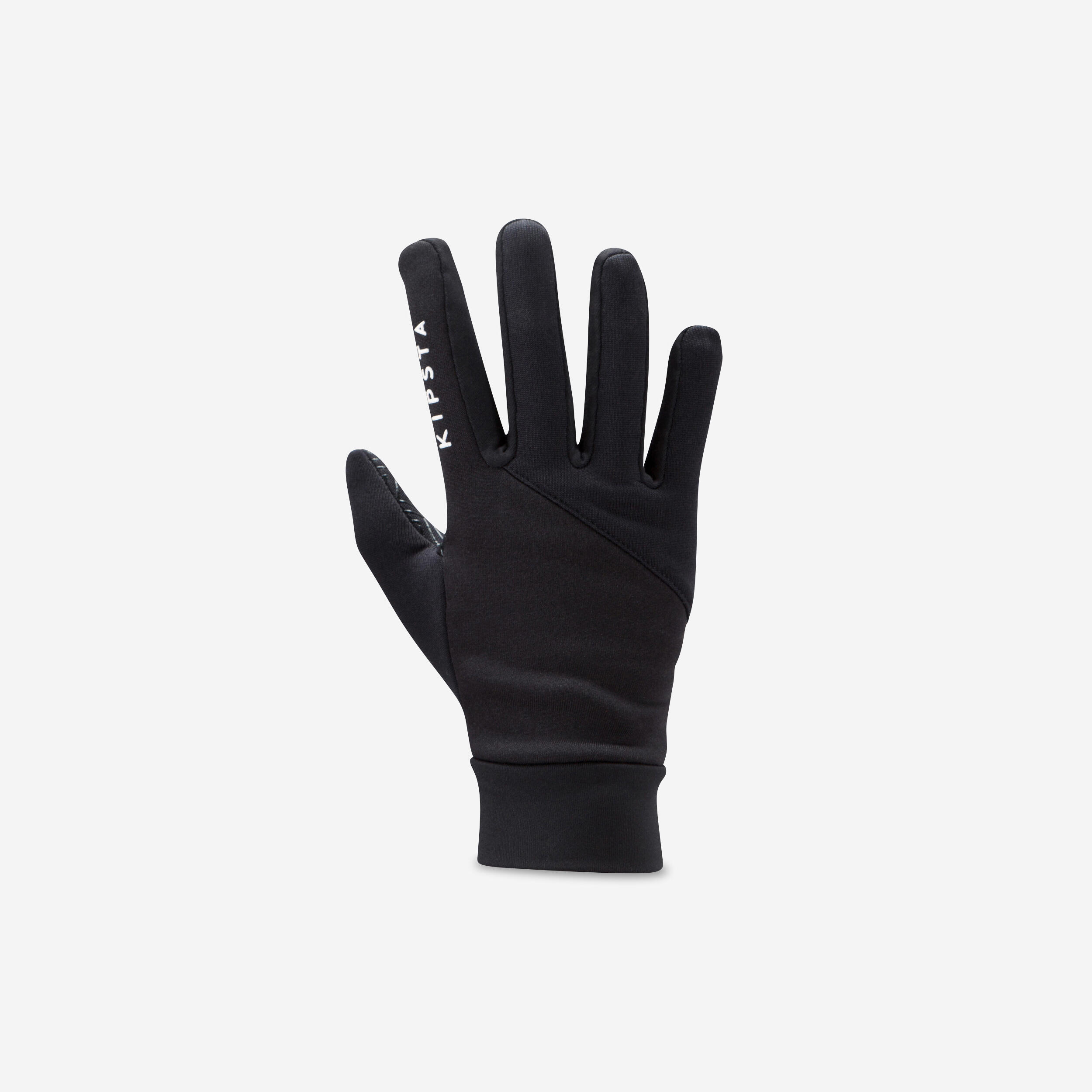 Kids' Football Gloves Keepdry 500 - Black 1/6