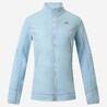 Women’s mountain hiking fleece jacket, MH100 Full Zip - Blue