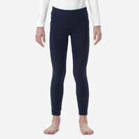 Kids’ Ski Base Layer Bottoms - BL 500 - Navy Blue