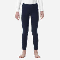 Kids’ Ski Base Layer Bottoms - BL 500 - Navy Blue