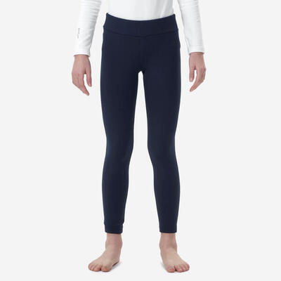 Pantaloni termici sci bambino 500 blu