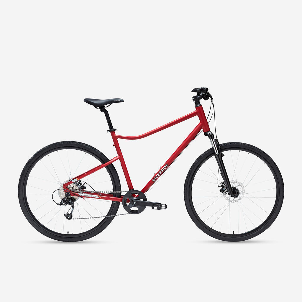 Hybrid Bike Riverside 500 - Burgundy