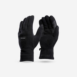 Gants polaire de trekking montagne - MT100 noir - adulte