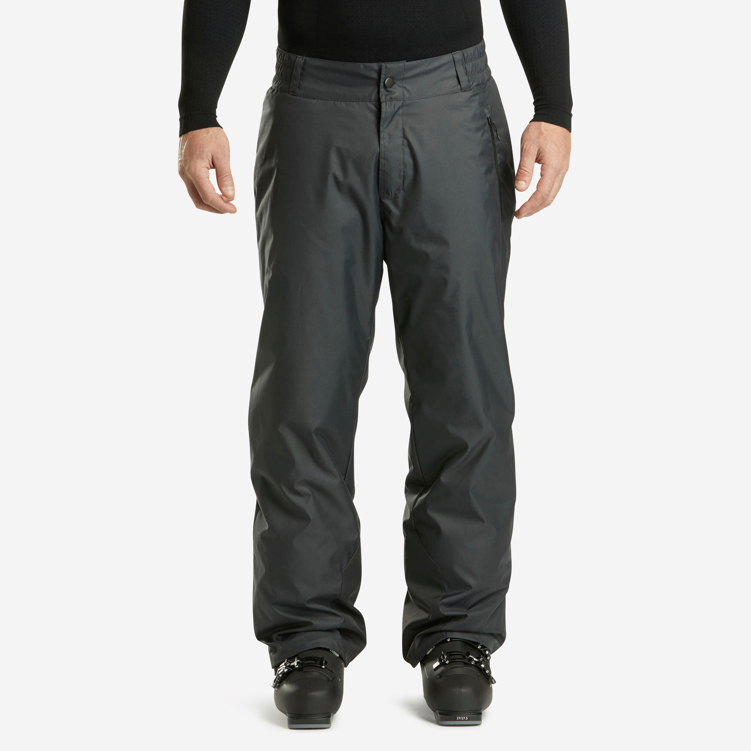 Kids Cross-Country Ski Overpants - 150 Black - Black - Inovik - Decathlon