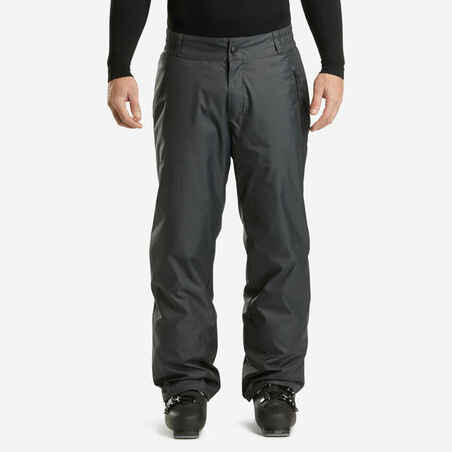 Pantalón térmico de esquí negro para hombre 100