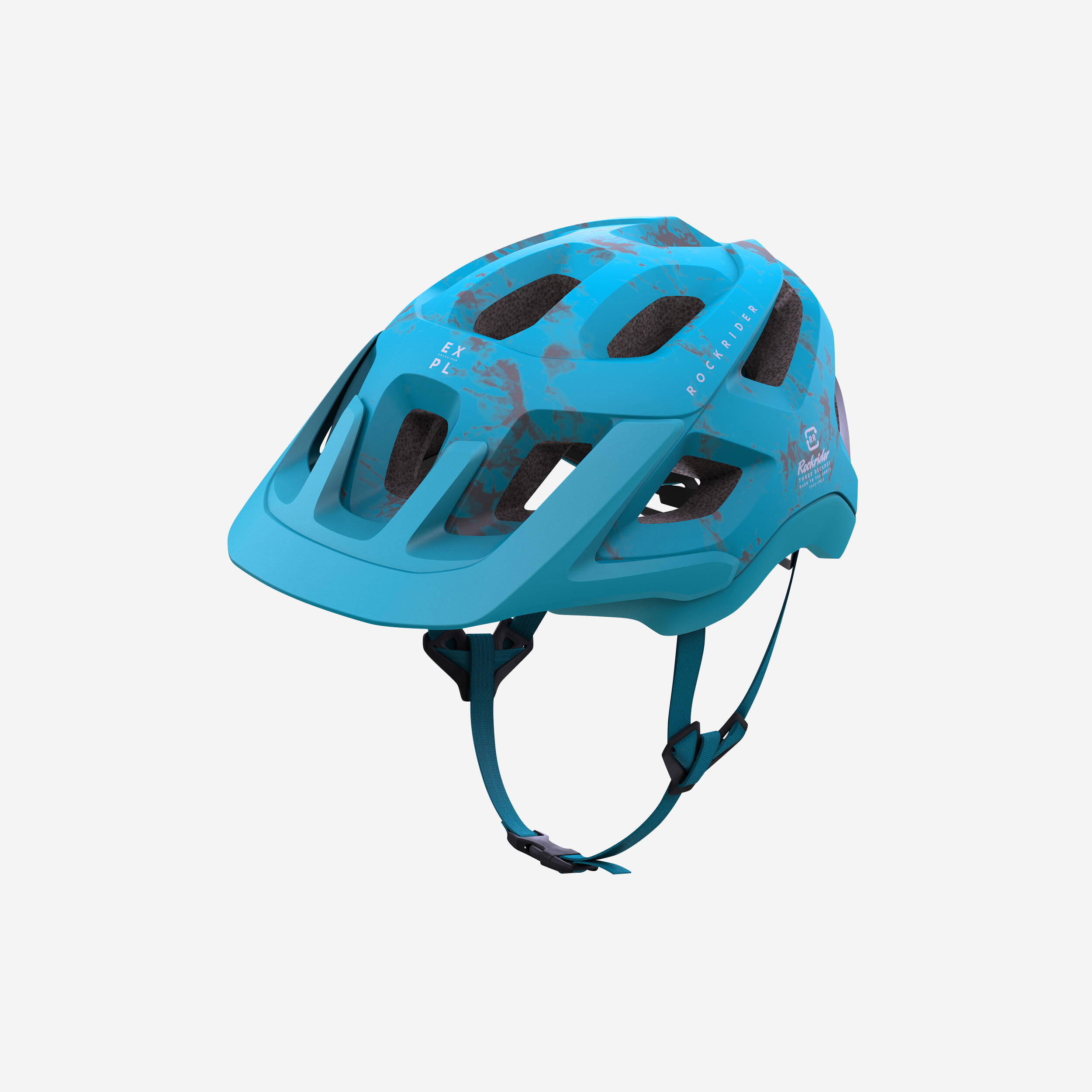 Mountain Bike Helmet EXPL 500 - Turquoise 1/18
