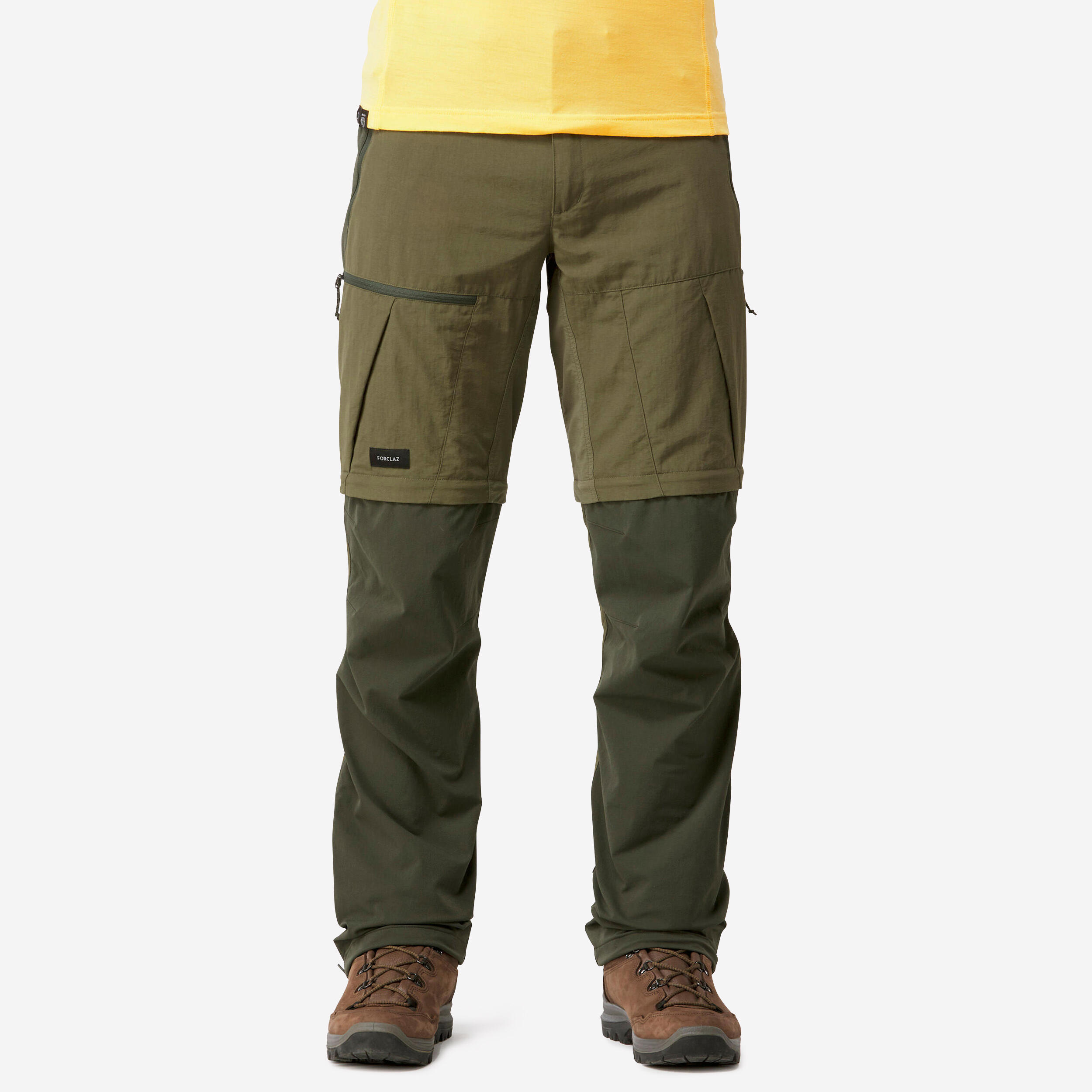 Pantaloni da trekking modulari 2 in 1 e resistenti - MT500 - Uomo