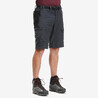 Men Stretchable Cargo Shorts with Belt Grey - MT500