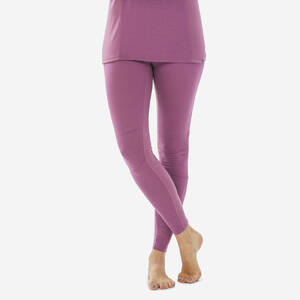 Women’s Merino Wool Ski Base Layer Bottoms  - BL 900 - Pink