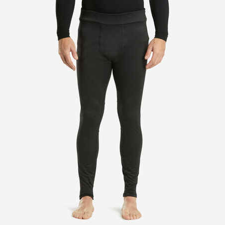 Pantalón térmico de esquí negro para hombre BL 500 