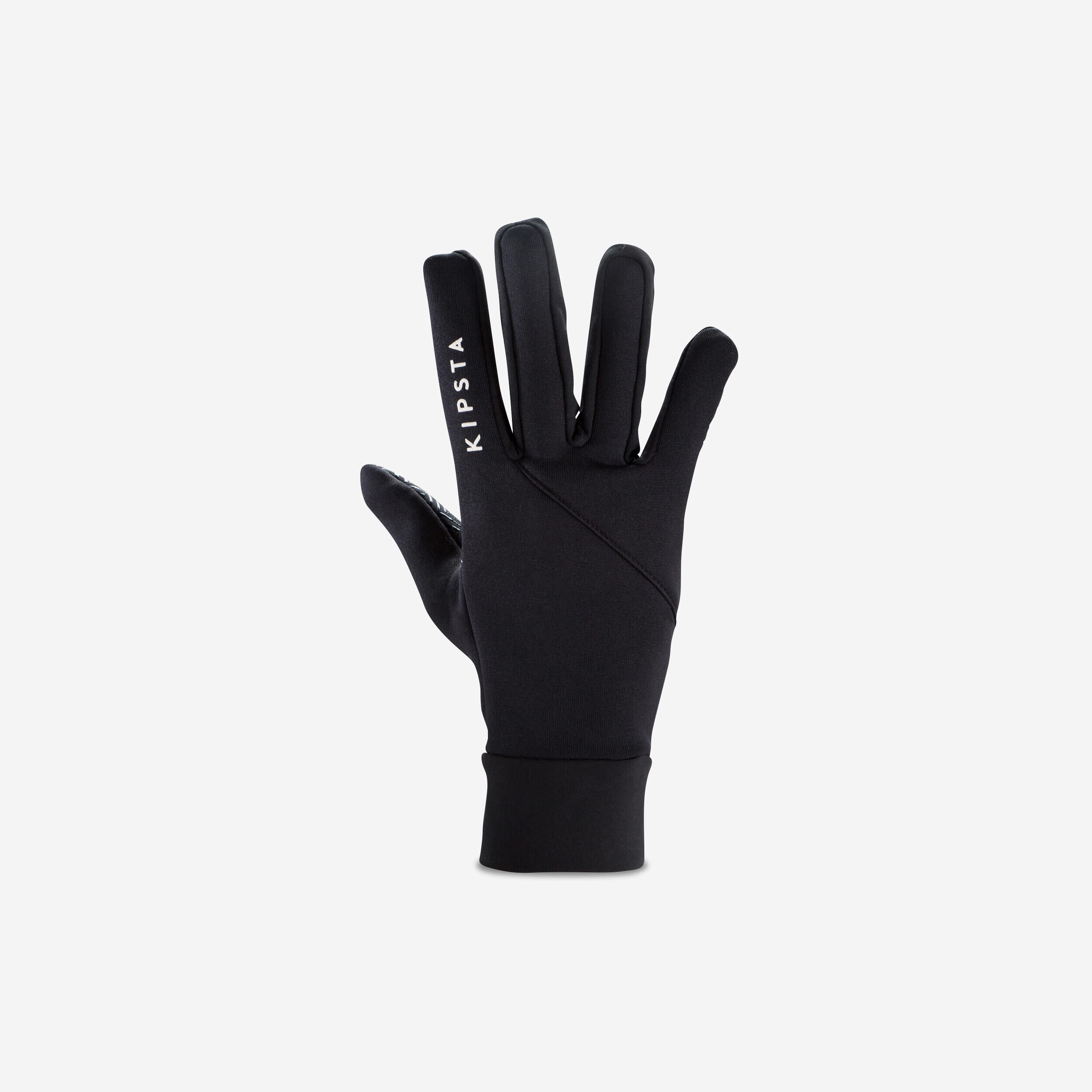 KIPSTA Adult water repellent football gloves, black