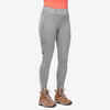 Women's Travel Trekking Heavy-Duty Leggings Travel 500 - light grey