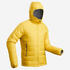 Men Packable Puffer Jacket for Trekking - MT100 -5°C Yellow