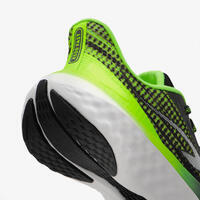 Chaussures de running Enfant - KIPRUN K500 FAST noires et jaunes