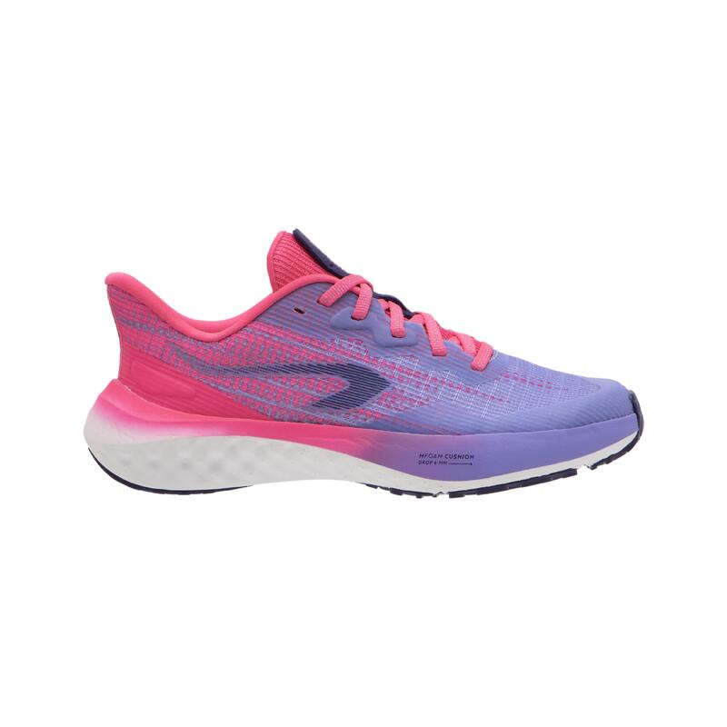 兒童跑鞋 K500 FAST－紫色和粉色