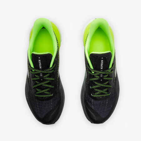 נעלי ריצה KIPRUN K500 FAST לילדים – שחור צהוב