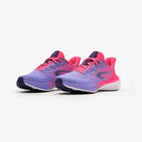 KIDS' KIPRUN K500 FAST running shoes - purple and pink