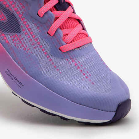 KIDS' KIPRUN K500 FAST running shoes - purple and pink