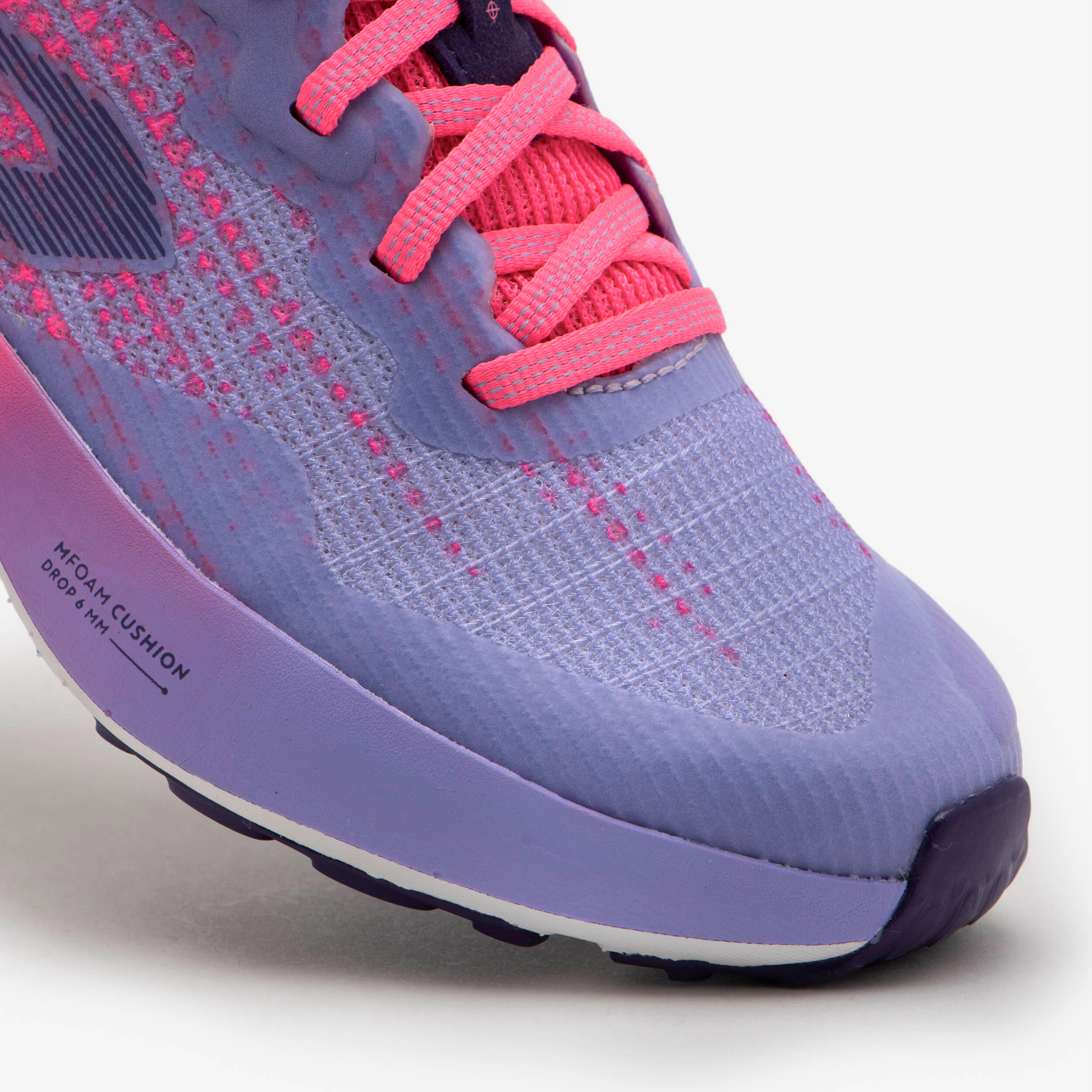 KIDS' KIPRUN K500 FAST running shoes - purple and pink 3/9