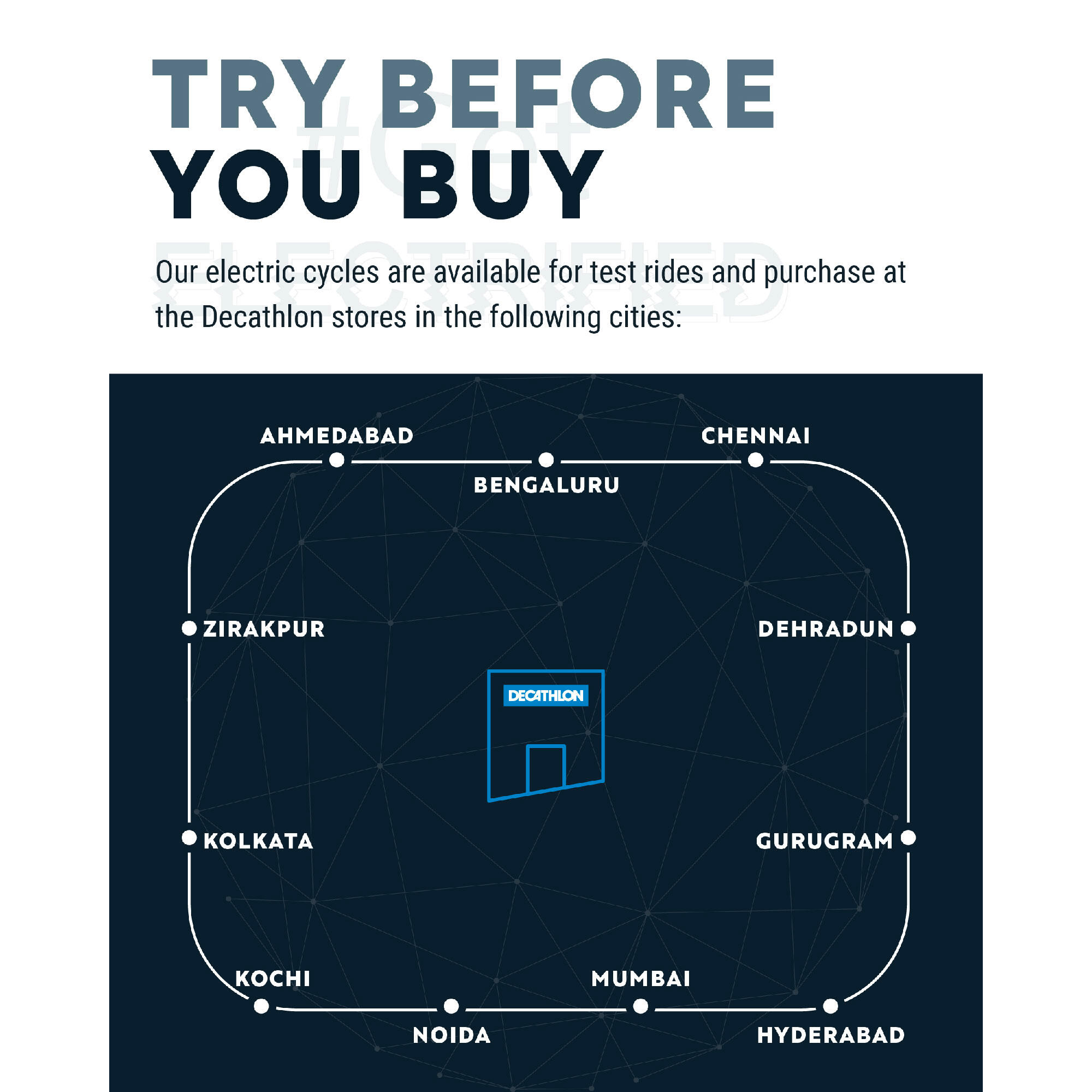 Electric Mountain Bike Rockrider E-ST100