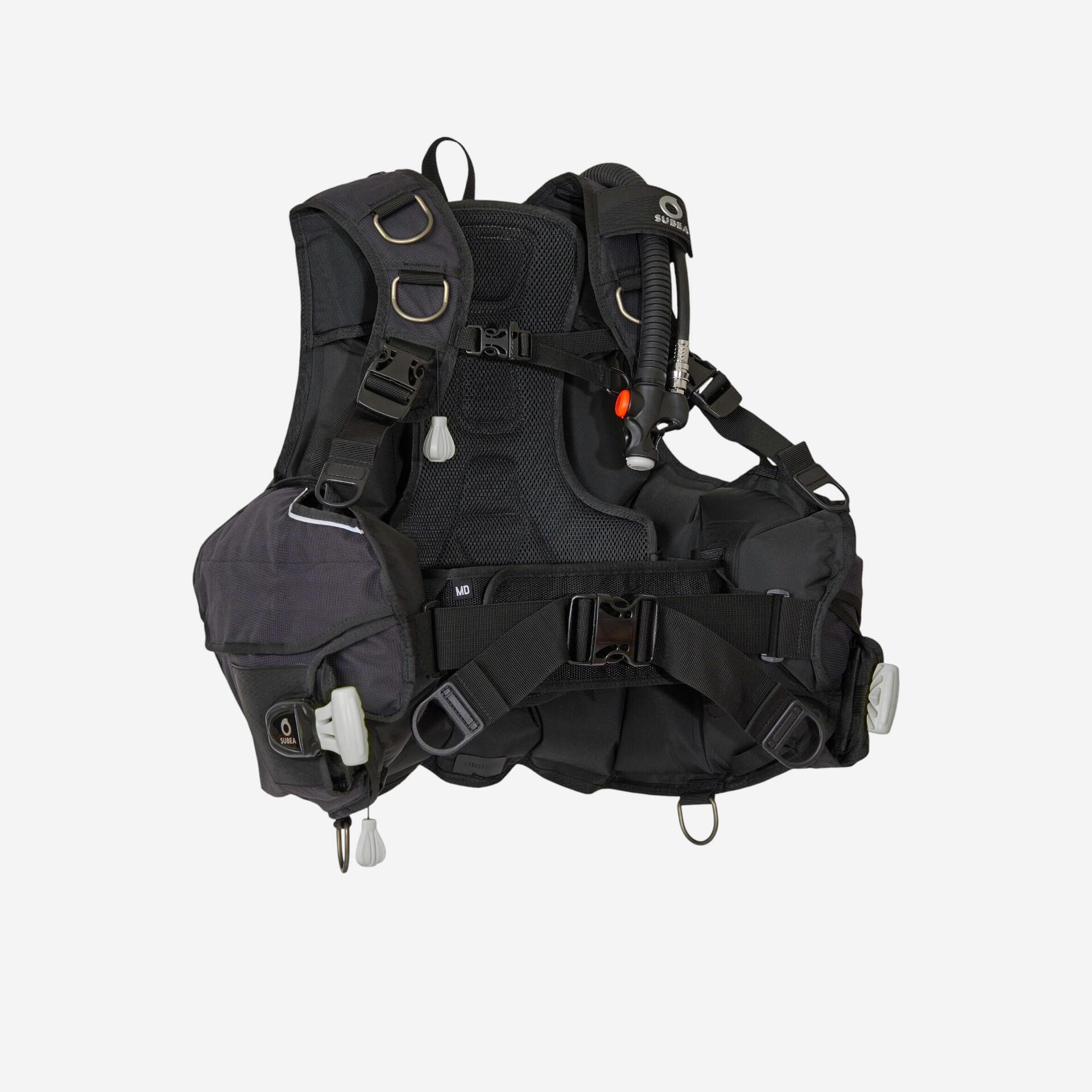 Gilet stabilisateur de plongée sous-marine scd 500 noir gris - Sports nautiques et aquatiques - Plongée - SUBEA-Decathlon PRO - Clubs - Entreprises -