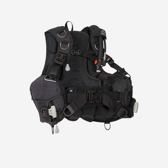 GAV/Jacket subacquea 500 nero-grigio