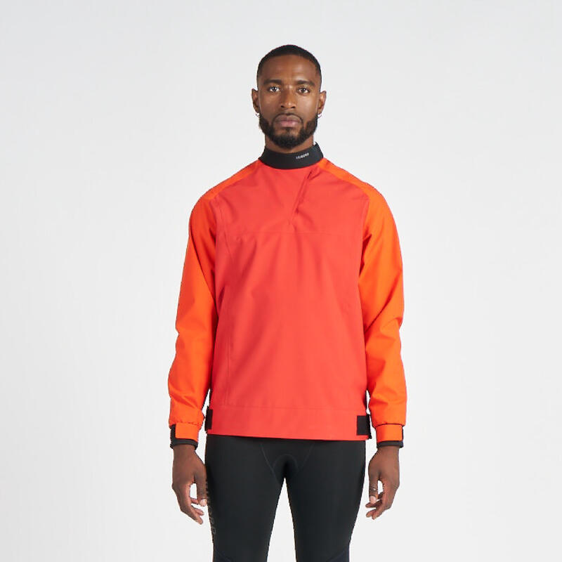Vareuse voile kayak coupe-vent homme - 500 noir