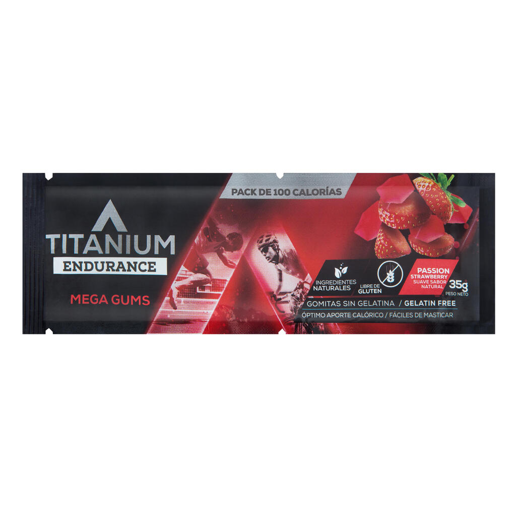 Gomitas energéticas sabor a fresa Titanium