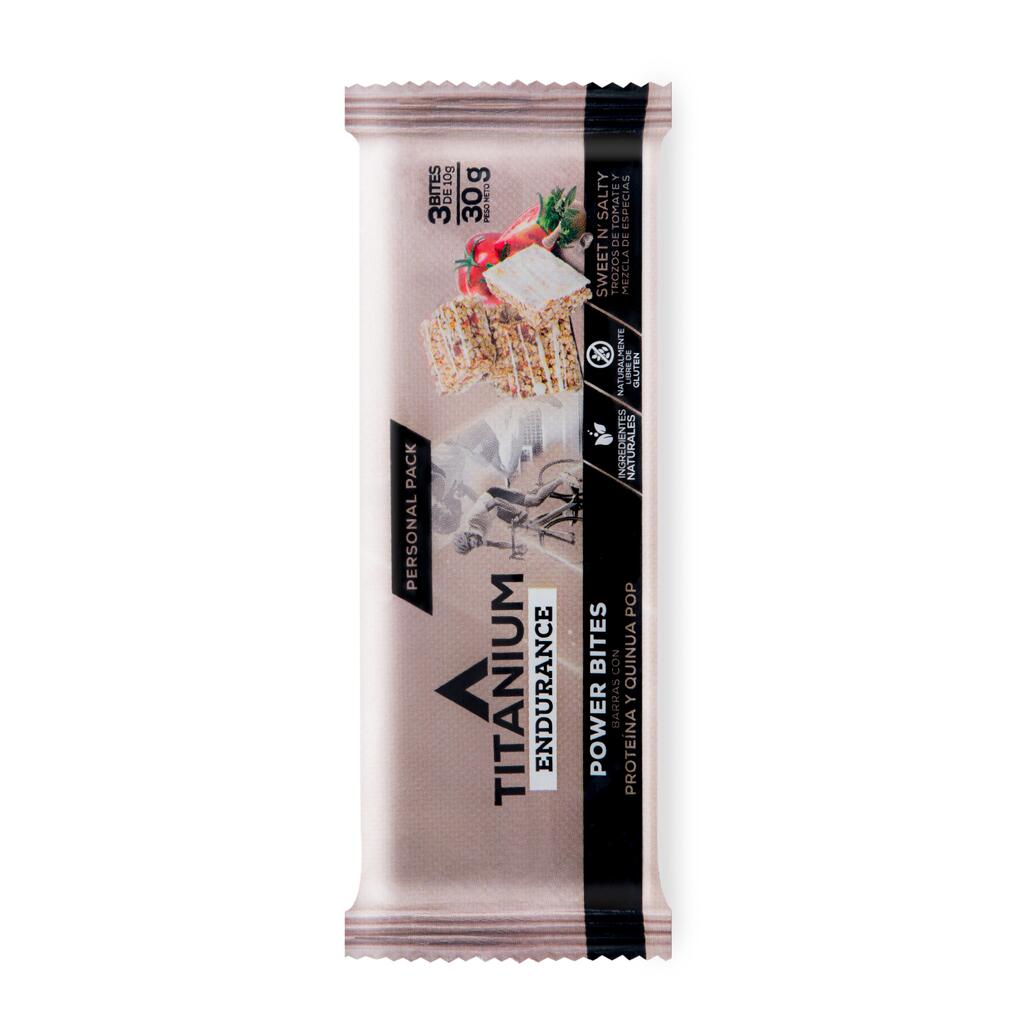 Barra energética de 30gr sabor tomate y finas hierbas Titanium