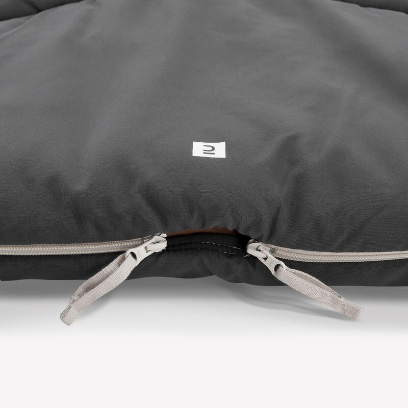 Sac de dormit de camping 10°C din bumbac, 2 persoane, Utim confort