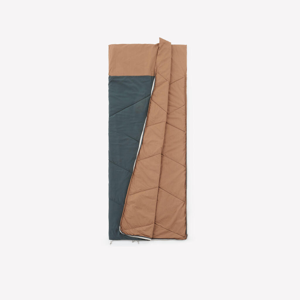 Camping-Schlafsack Baumwolle - Ultim Comfort 20 °C khaki