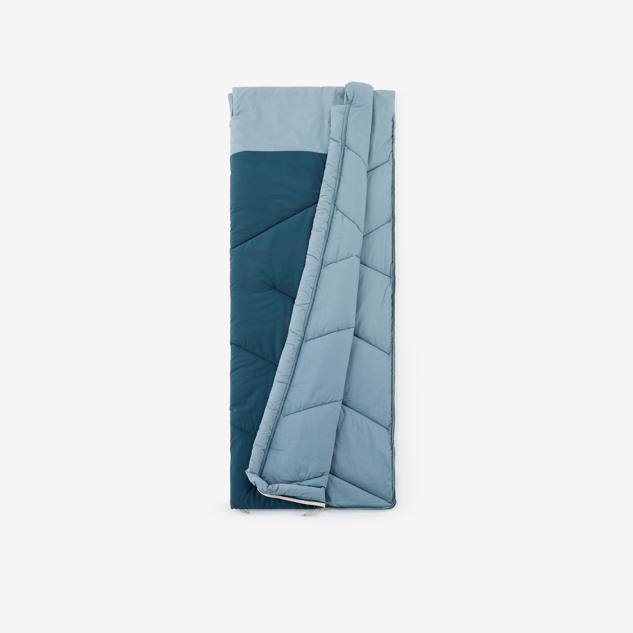 Sac de couchage de camping 10°c en coton, ultimcomfort bleu - Camping - Bivouac - Quechua- Clubs - Entreprises - Collectivités - Associations