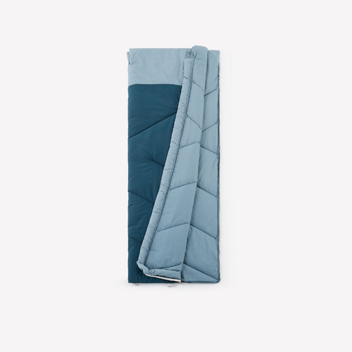 Sac de couchage de camping 10°C en coton, Ultimcomfort bleu