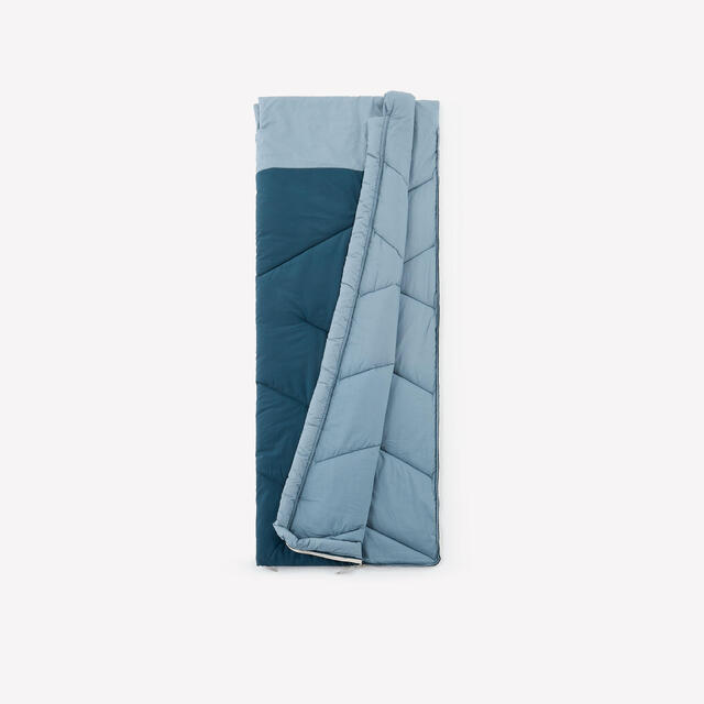 Camping-Schlafsack aus Baumwolle - Ultim Comfort 10° blau