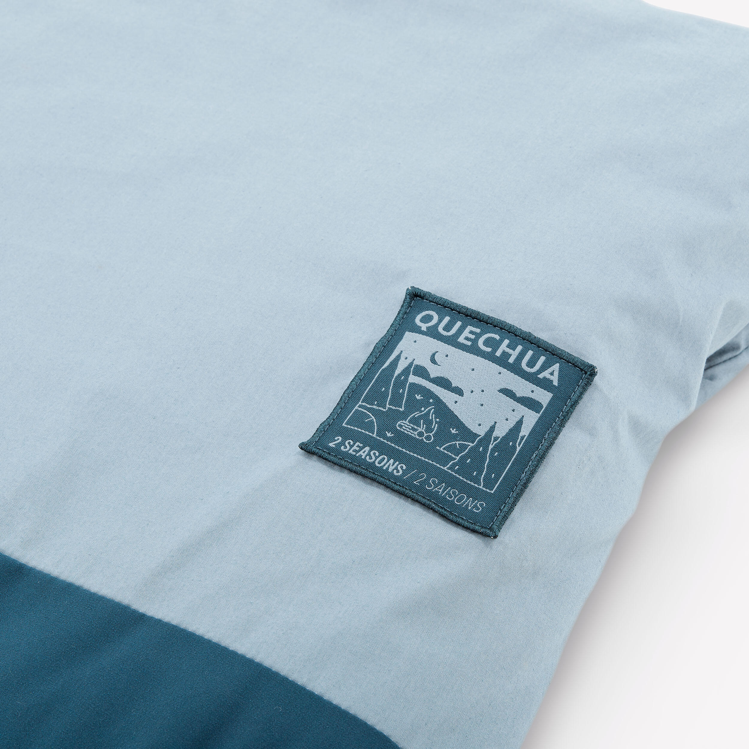 Slaapzak voor de camping Ultim Comfort 10° katoen blauw 4/4