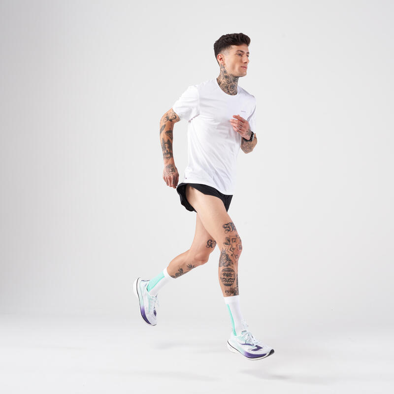 T-shirt de running léger Homme - KIPRUN Run 900 REPLIKA Blanc