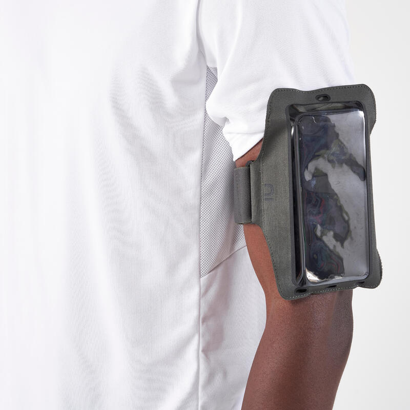 Suport smartphone mare alergare Jogging KIPRUN kaki Adulți 