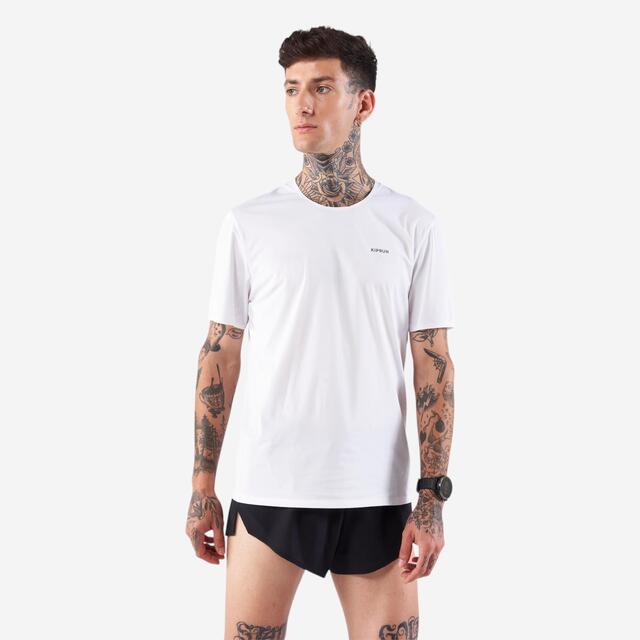 Laufshirt kurzarm Herren leicht - Run 900 Replika weiss 