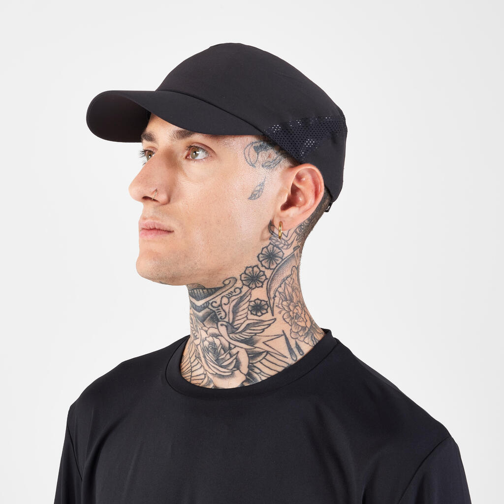 Lauf-Cap Schirmmütze Unisex verstellbar - lila 