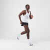 Kratke hlače za trčanje Kiprun Run 500 Comfort s prorezom muške crne