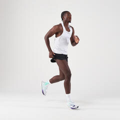 Erkek Şort - Koşu - Siyah - KIPRUN Run 500 Confort Split