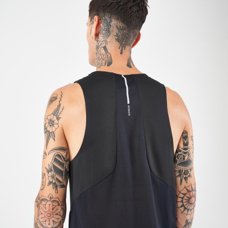 M Running Tank Top Light - KIPRUN Black