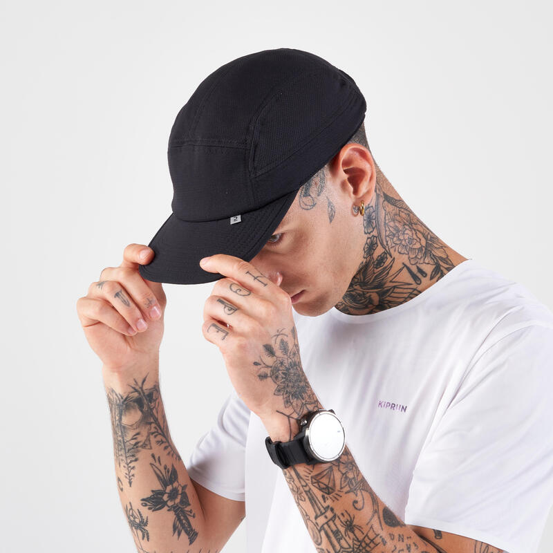 Hardlooppet uniseks 5-panel zwart