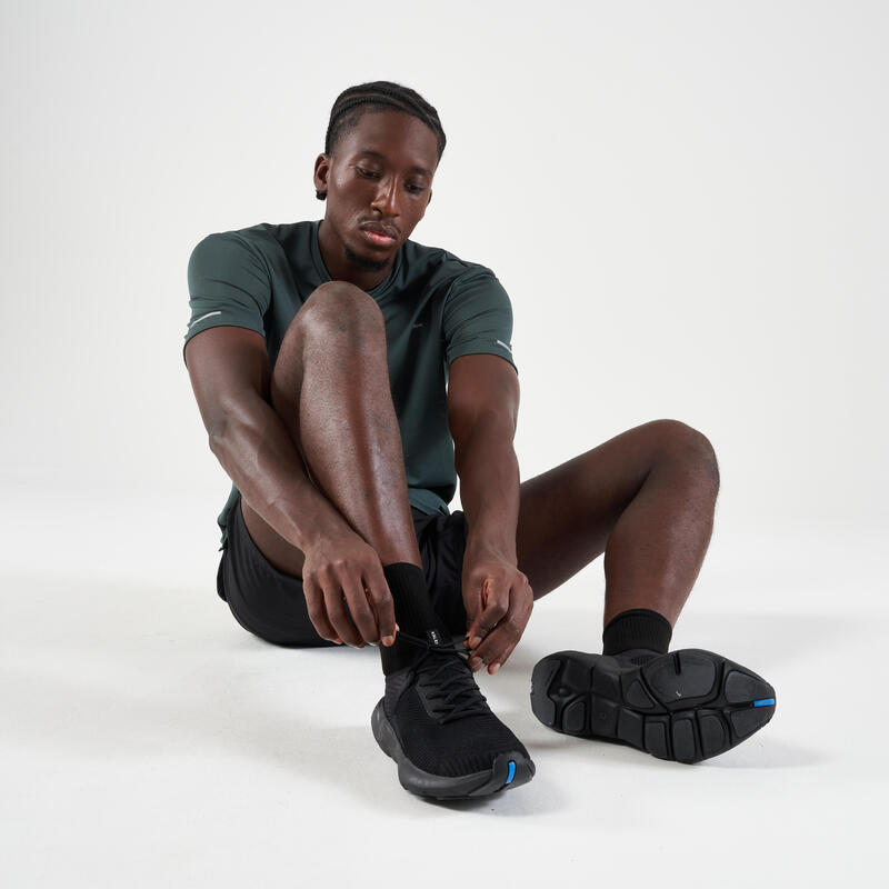 Erkek Koşu Ayakkabısı - Siyah - Jogflow 500K