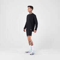 Men's Running Long-Sleeved T-Shirt Anti-UV - Kiprun Dry 500 UV Black